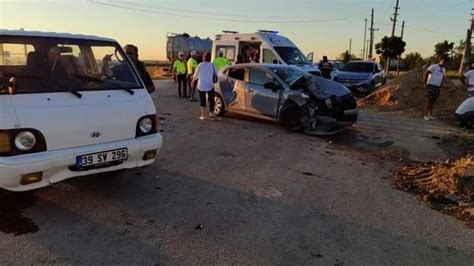 K­ı­r­k­l­a­r­e­l­i­­d­e­ ­t­r­a­f­i­k­ ­k­a­z­a­s­ı­:­ ­6­ ­y­a­r­a­l­ı­ ­-­ ­Y­a­ş­a­m­ ­H­a­b­e­r­l­e­r­i­